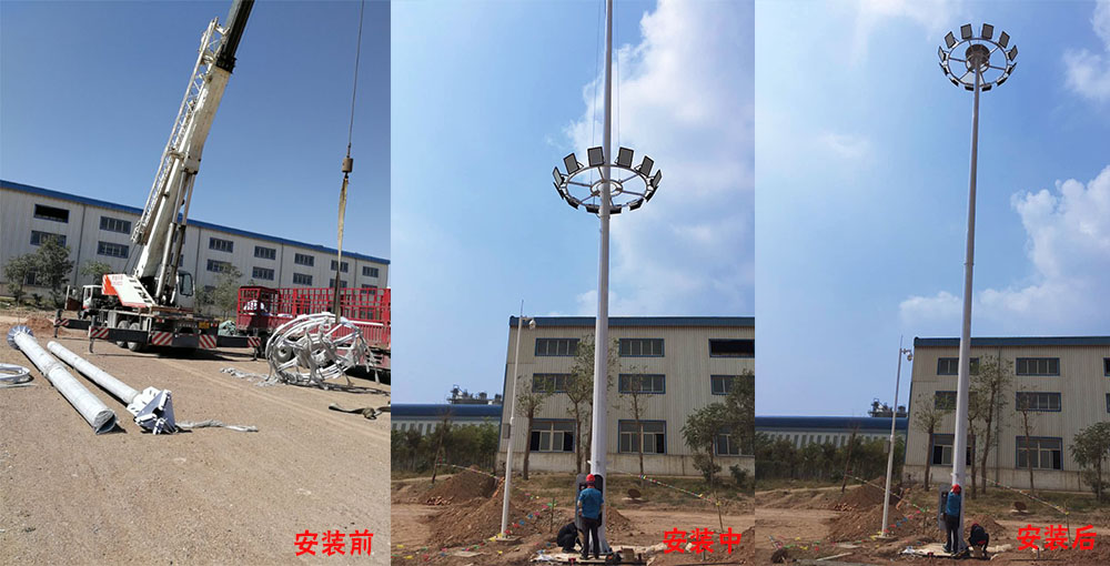 宁夏中宁高杆灯案例