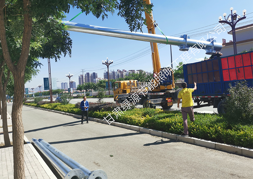 榆中县交通信号灯，标志牌工程案例