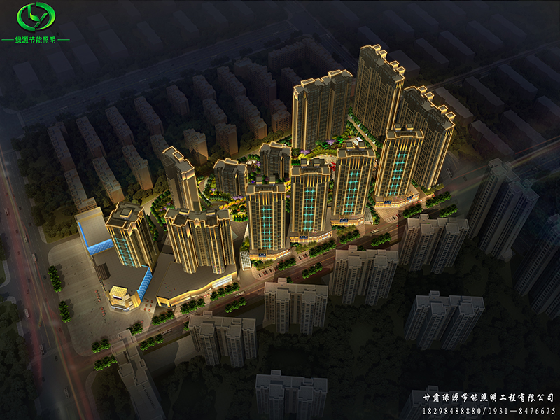 楼宇亮化-楼体亮化工程案例